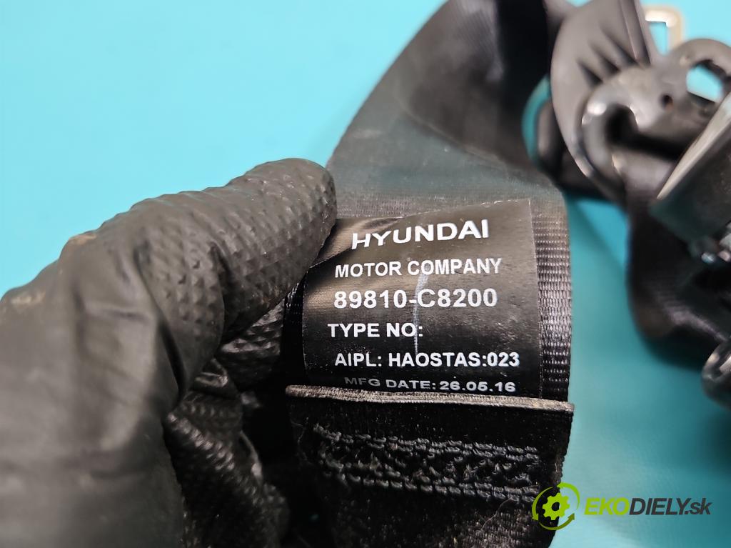Hyundai i20 II 2014 -2020 1.2 16V 84KM manual 61.8 kW 1248 cm3 5- pas bezpečnosť: zadné ľavý 89810-C8200