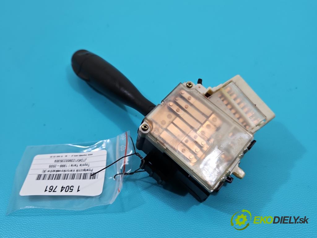 Toyota Yaris I 1999-2005 1.0 vvti 68 HP manual 50 kW 998 cm3 5- prepínač smeroviek 1736481 (Prepínacie páčky pod volantom)