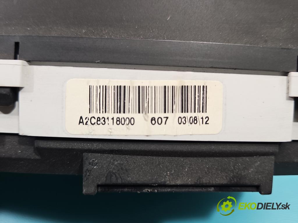 Hyundai I20 I 2008-2014 1.4 16V (G4FA) 101 HP automatic 74 kW 1396 cm3 5- prístrojovka/ budíky 94013-1J121 (Prístrojová doska)