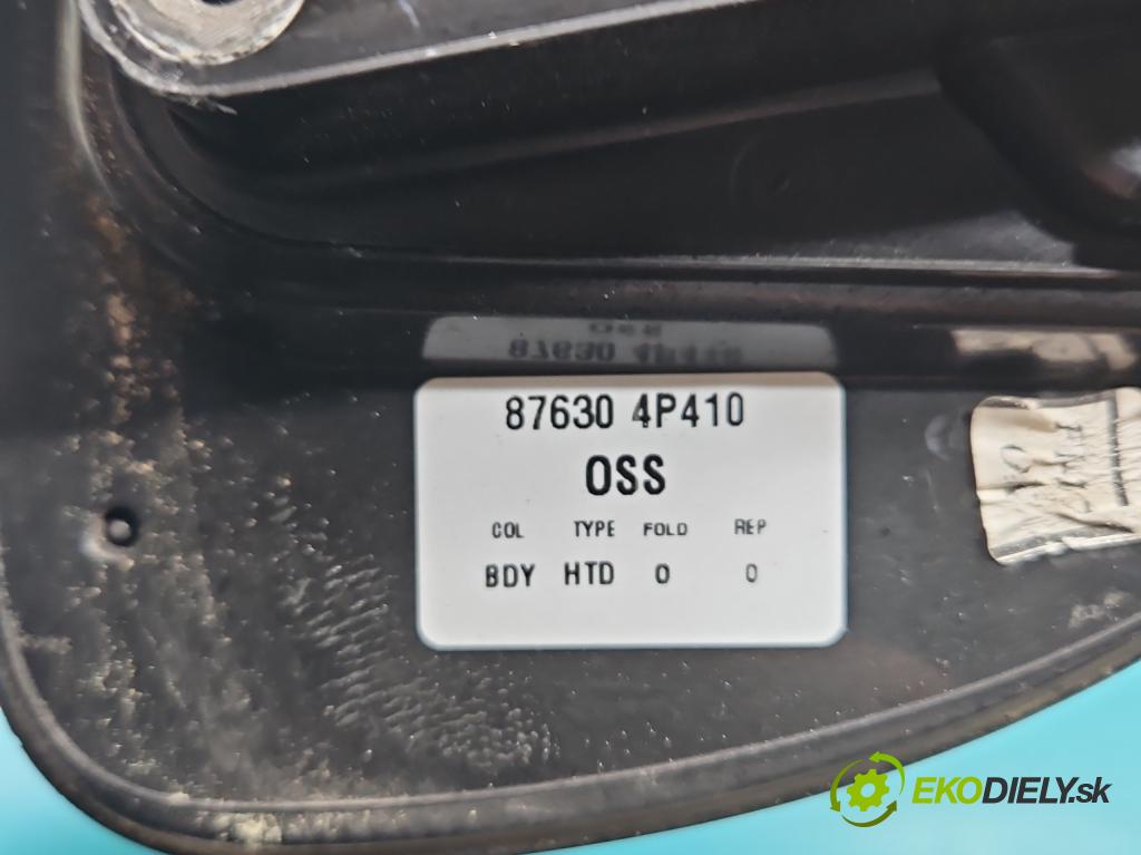 Hyundai I20 I 2008-2014 1.4 16V (G4FA) 101 hp automatic 74 kW 1396 cm3 5- zpětné zrcátko levé 87630-4P410 (Klika dveří ostatní)