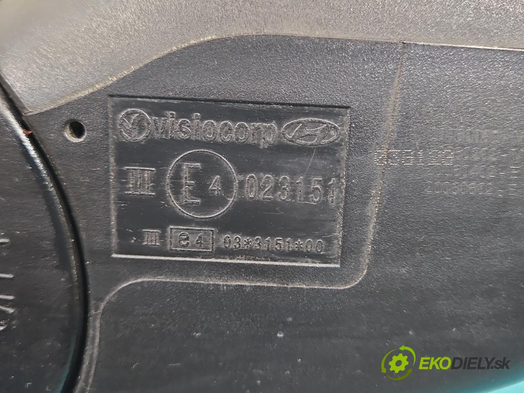 Hyundai I20 I 2008-2014 1.4 16V (G4FA) 101 hp automatic 74 kW 1396 cm3 5- zpětné zrcátko pravé  (Klika dveří ostatní)