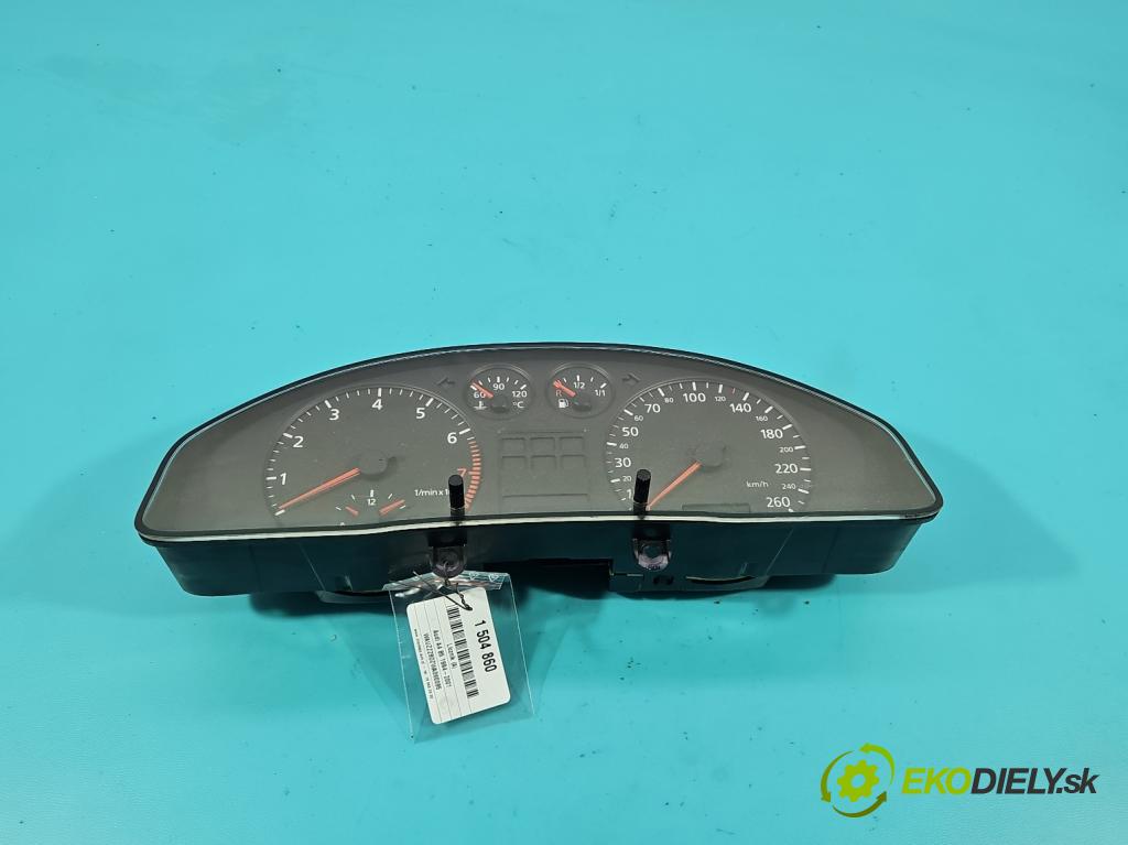 Audi A4 B5 1994-2001 1.8 T 150 HP manual 110 kW 1781 cm3 4- prístrojovka/ budíky 8D0919860GX (Prístrojová doska)