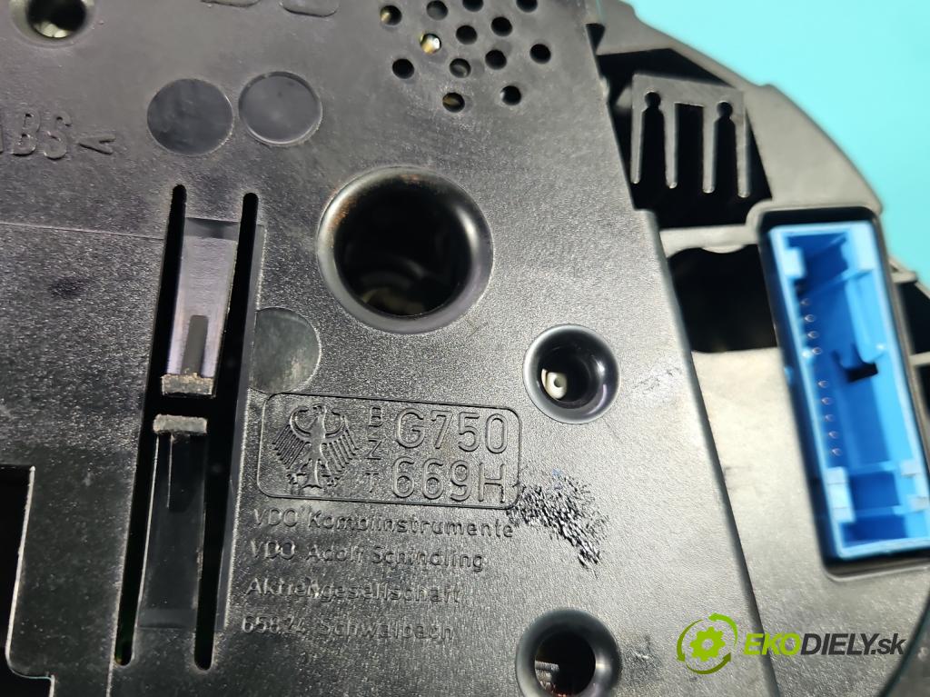 Audi A4 B5 1994-2001 1.8 T 150 HP manual 110 kW 1781 cm3 4- prístrojovka/ budíky 8D0919860GX (Prístrojová doska)