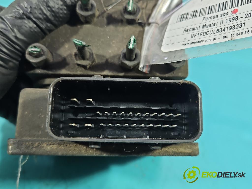 Renault Master II 1998-2010 2.5 dci 114 HP manual 84 kW 2463 cm3 5- čerpadlo abs 8200196053 (Pumpa ABS)