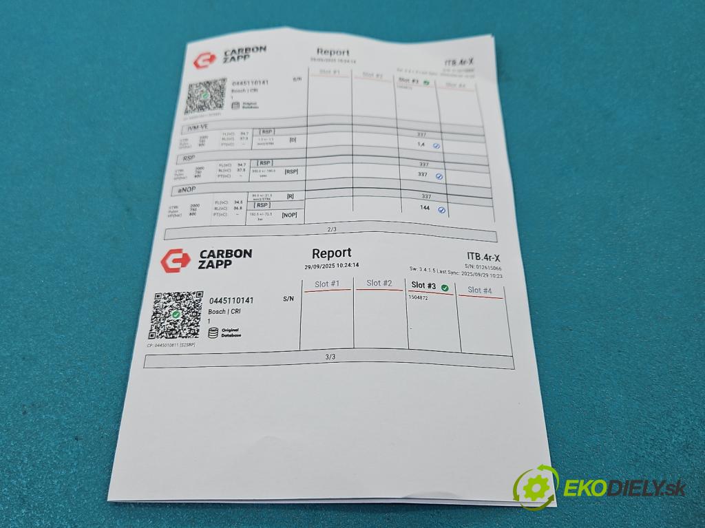 Renault Master II 1998-2010 2.5 dci 114 HP manual 84 kW 2463 cm3 5- vstrek 0445110141 (Vstrekovač paliva)