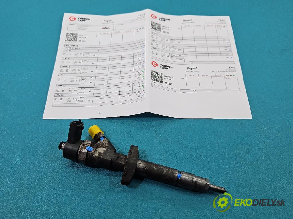 Renault Master II 1998-2010 2.5 dci 114 HP manual 84 kW 2463 cm3 5- vstrek 0445110141 (Vstrekovač paliva)