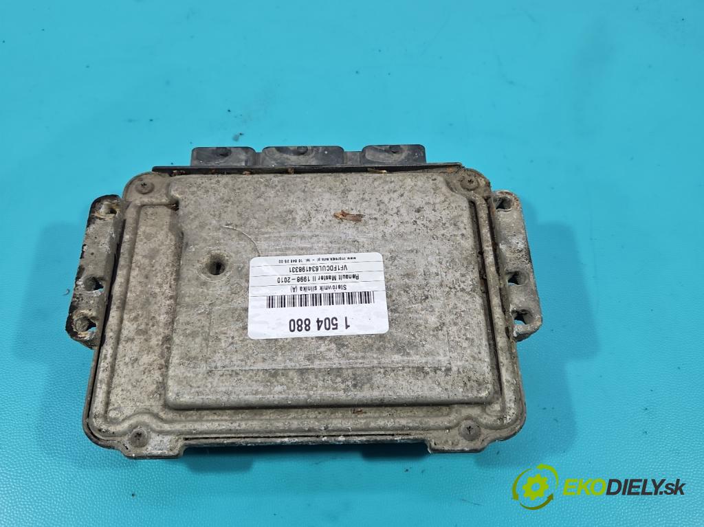 Renault Master II 1998-2010 2.5 dci 114 hp manual 84 kW 2463 cm3 5- řídící jednotka motoru 0281011940
