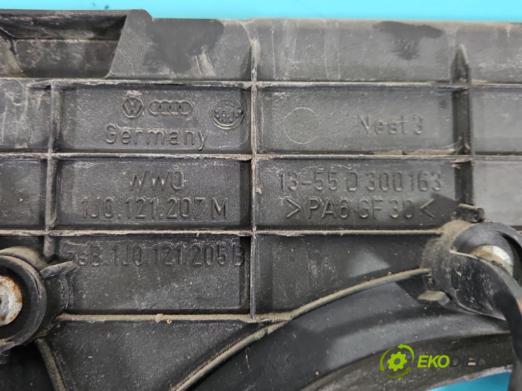 Vw Golf IV 1997-2003 1.9 tdi 101 hp manual 74 kW 1896 cm3 5- ventilátor chladič 1J0121207M