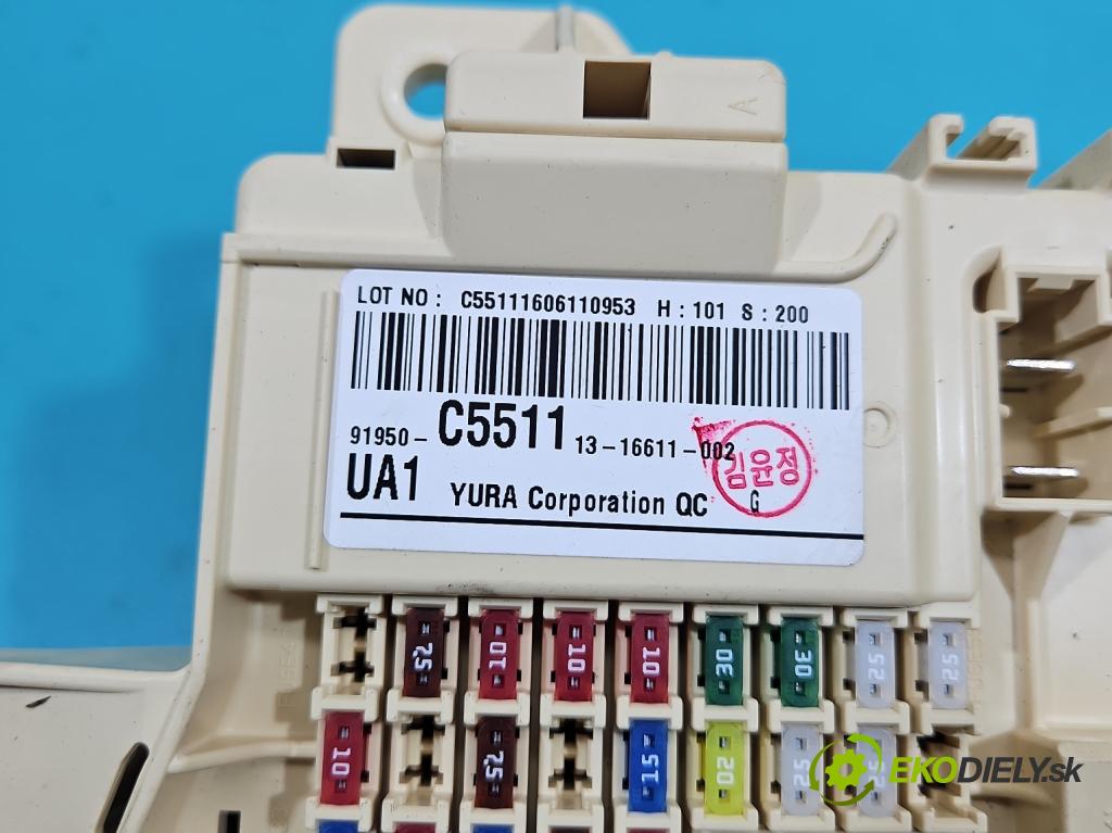 Kia Sorento III 2014-2020 2.0 crdi 185 hp automatic 136 kW 1999 cm3 5- skříňka pojistková 91950-C5511 (Pojistková skříňka)