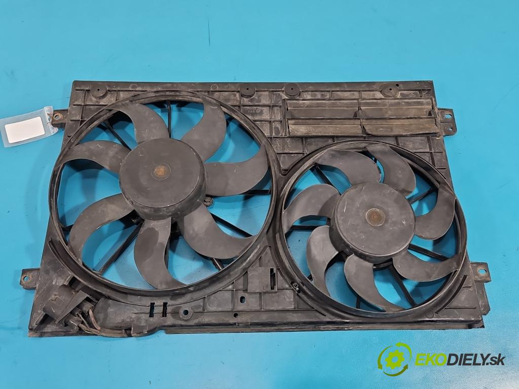 Vw Passat B6 2005-2010 2.0 tdi 170 hp automatic 125 kW 1968 cm3 5- ventilátor chladič 1K0121207BC