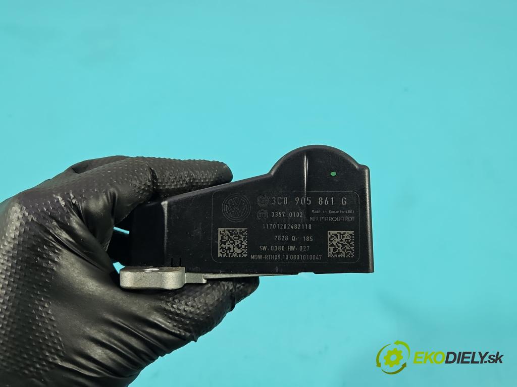Vw Passat B6 2005-2010 2.0 tdi 170 hp automatic 125 kW 1968 cm3 5- Blokada: řízení: 3C0905861G (Řízení ostatní)