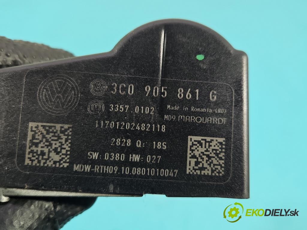 Vw Passat B6 2005-2010 2.0 tdi 170 hp automatic 125 kW 1968 cm3 5- Blokada: řízení: 3C0905861G (Řízení ostatní)