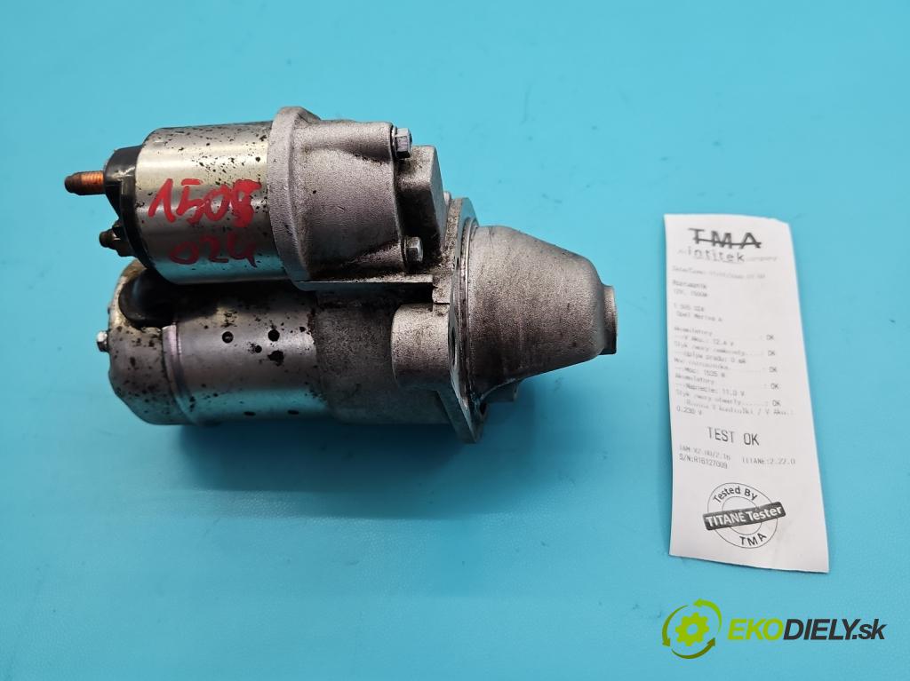 Opel Meriva A 2002-2010 1.7 cdti 101 HP manual 74 kW 1686 cm3 5- štartér  (Štartér)