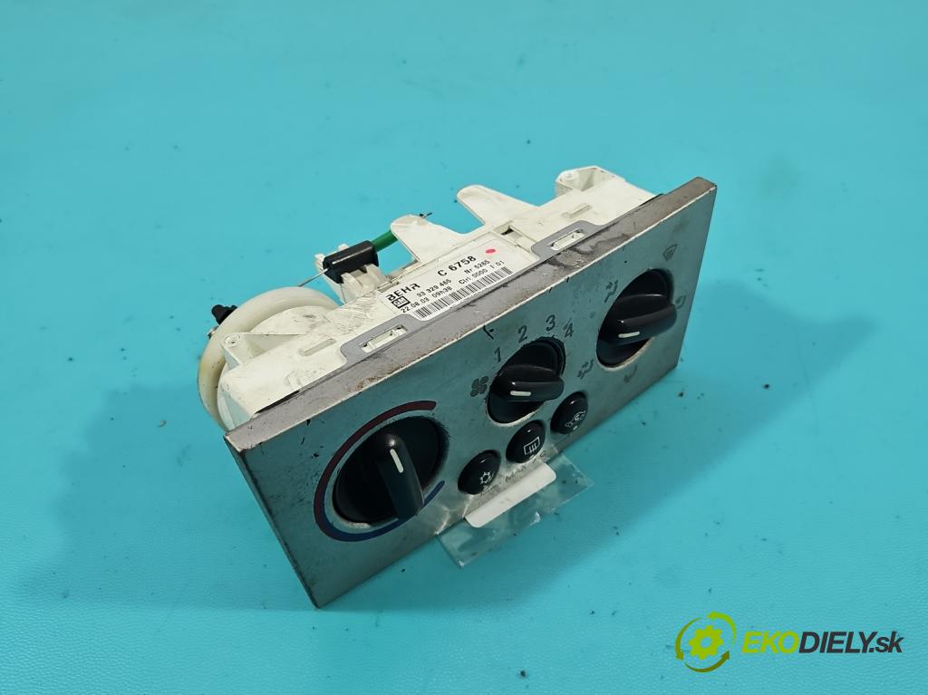 Opel Meriva A 2002-2010 1.7 cdti 101 hp manual 74 kW 1686 cm3 5- palubní deska panel topení 93329465