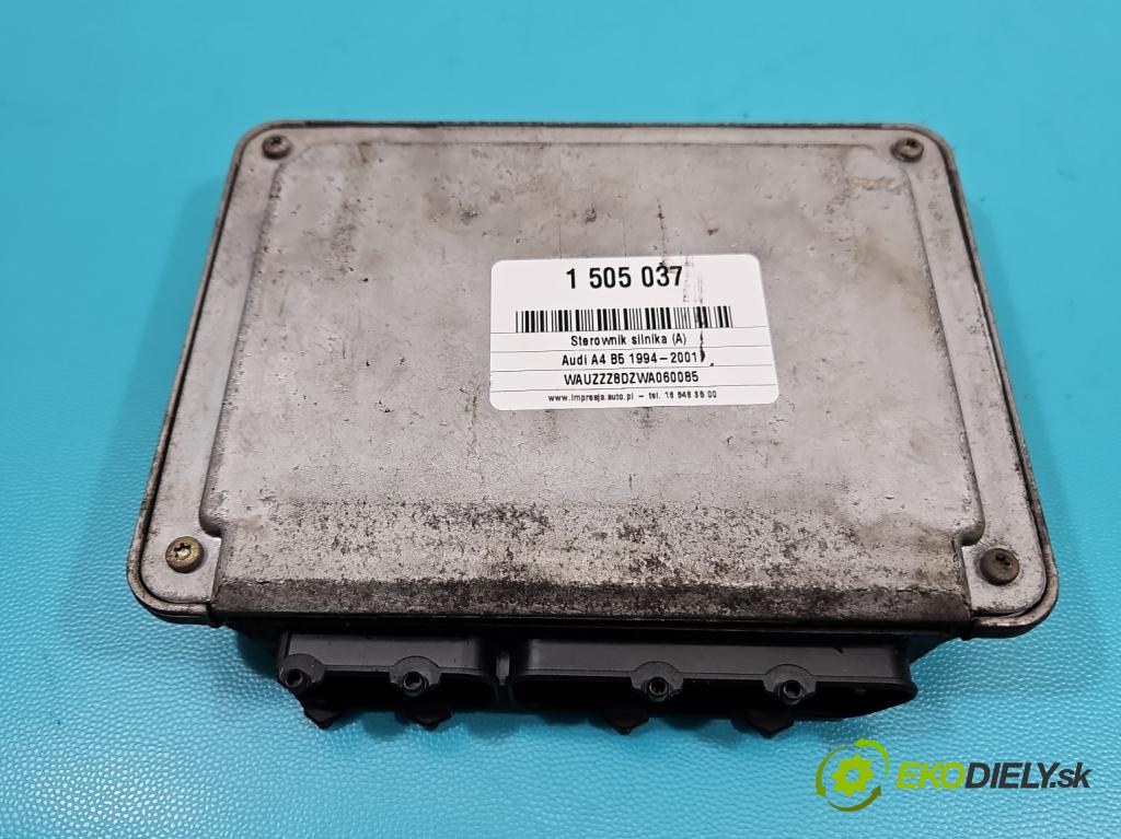 Audi A4 B5 1994-2001 1.8 T 150 hp manual 110 kW 1781 cm3 4- řídící jednotka motoru 0261204678
