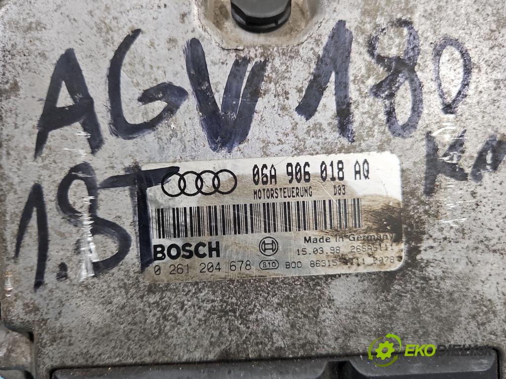 Audi A4 B5 1994-2001 1.8 T 150 hp manual 110 kW 1781 cm3 4- řídící jednotka motoru 0261204678