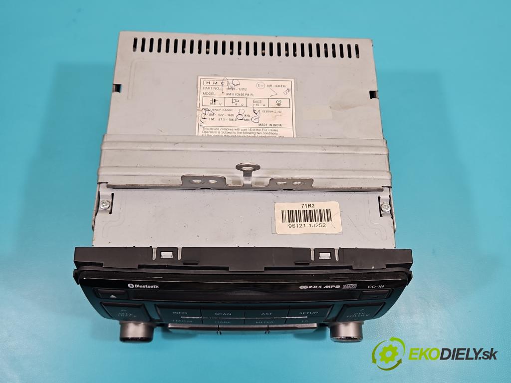 Hyundai I20 I 2008-2014 1.4 16V (G4FA) 101 HP automatic 74 kW 1396 cm3 5- Radio originál 96121-1J252
