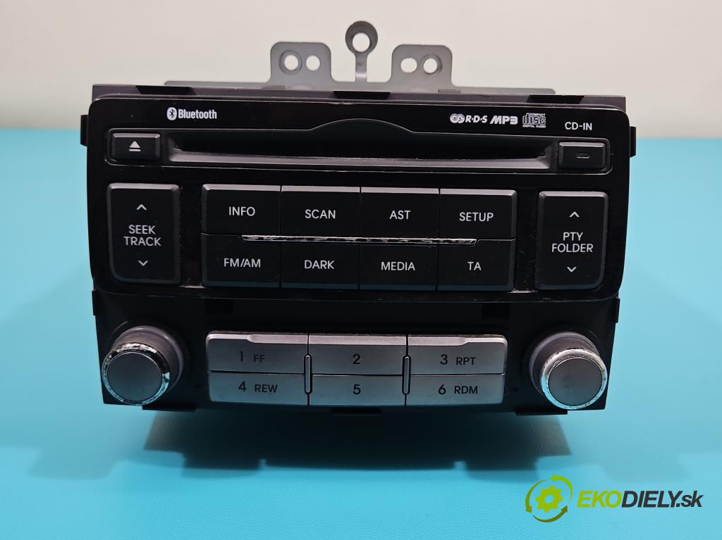 Hyundai I20 I 2008-2014 1.4 16V (G4FA) 101 HP automatic 74 kW 1396 cm3 5- Radio originál 96121-1J252