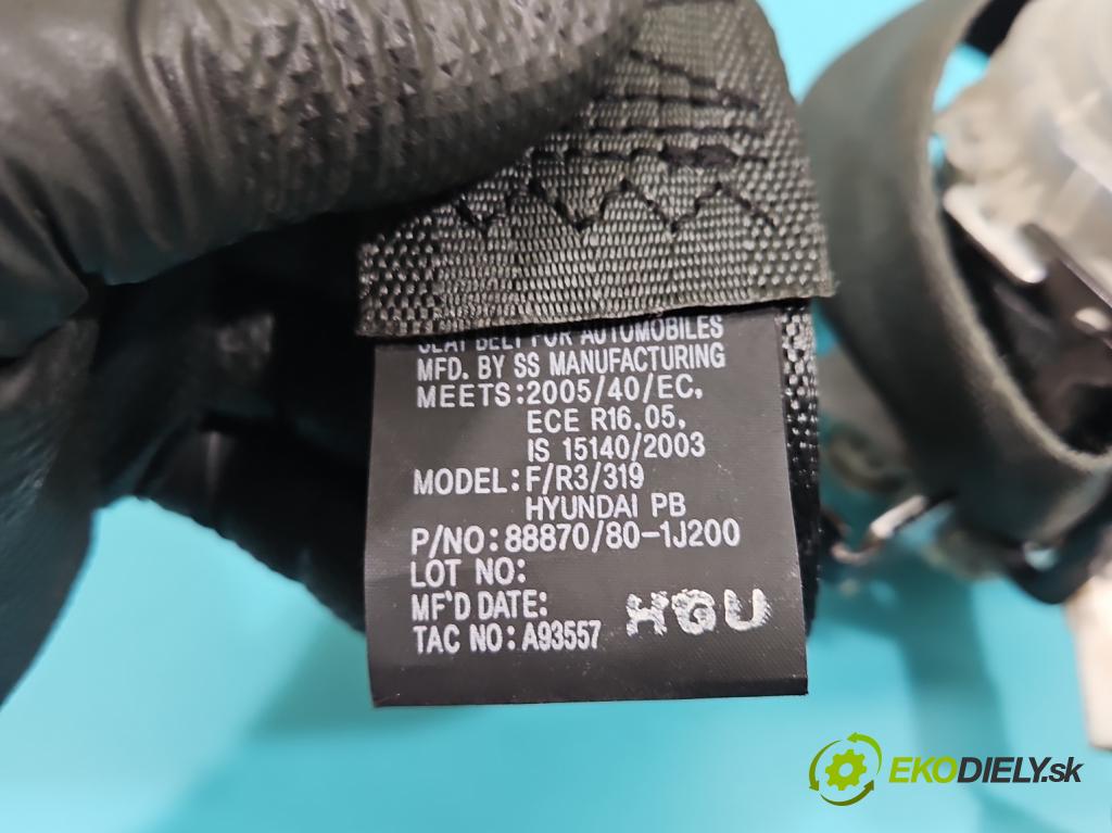 Hyundai I20 I 2008-2014 1.4 16V (G4FA) 101 HP automatic 74 kW 1396 cm3 5- pas bezpečnosť: predné ľavý 88870-1J200