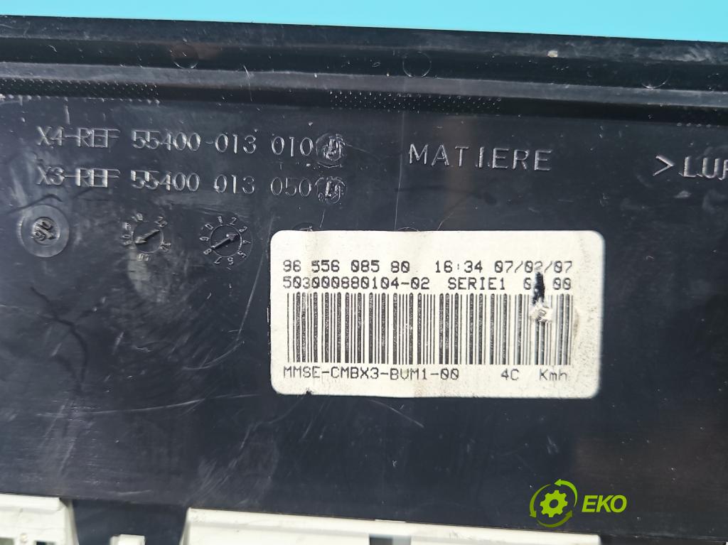 Citroen C5 I 2001-2008 1.6 hdi 109 HP automatic 80 kW 1560 cm3 5- prístrojovka/ budíky 9655608580 (Prístrojová doska)