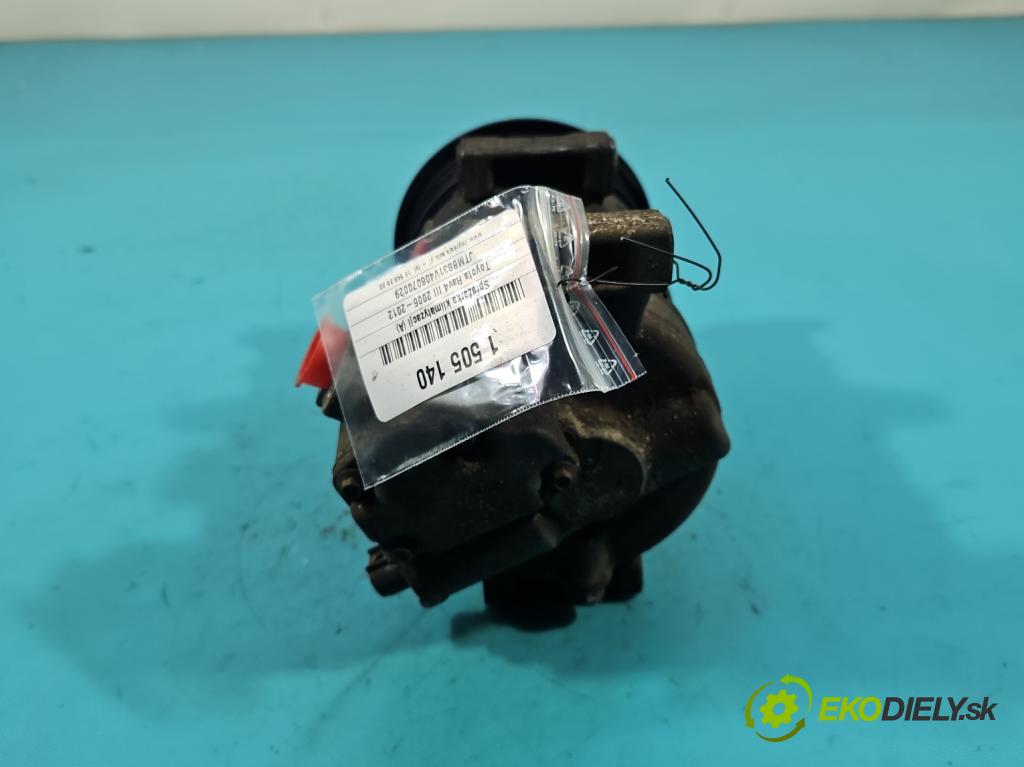Toyota Rav4 III 2005-2012 2.2 D-CAT 177 HP manual 130 kW 2231 cm3 5- Kompresor: klimatizácie 447260-1256 (Kompresor klimatizácie)