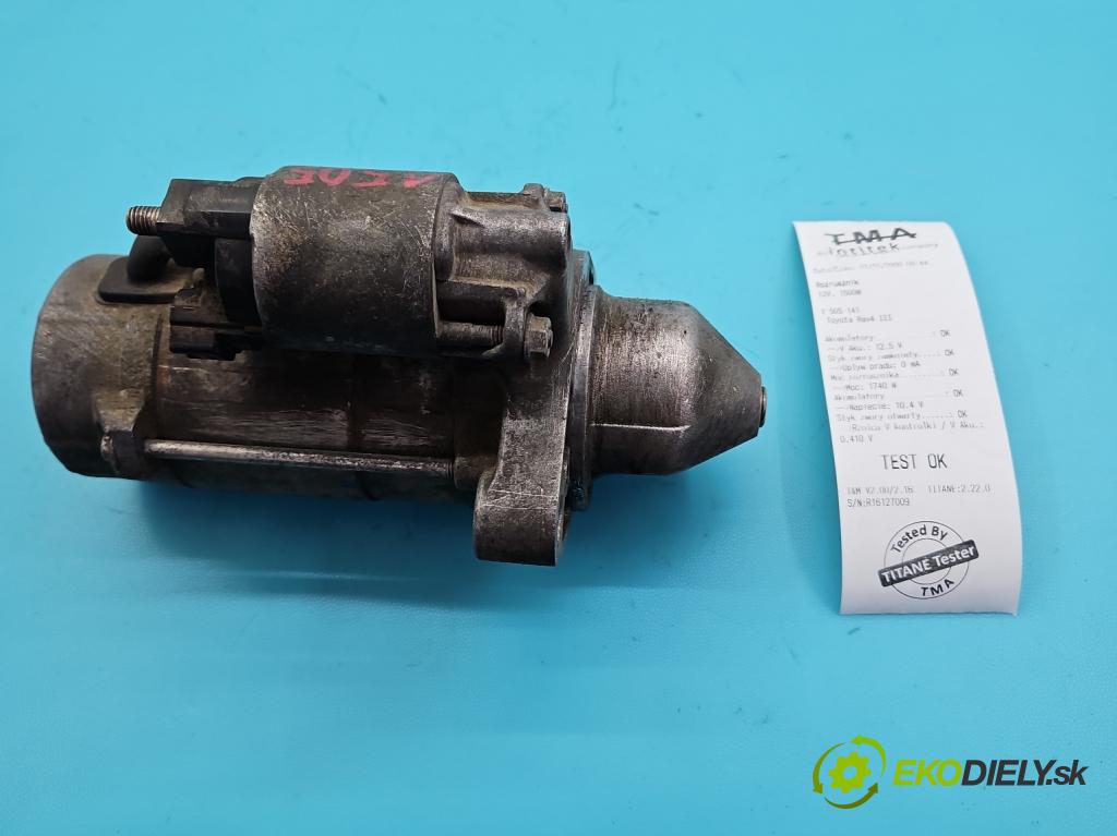 Toyota Rav4 III 2005-2012 2.2 D-CAT 177 HP manual 130 kW 2231 cm3 5- štartér 28100-0R010 (Štartér)