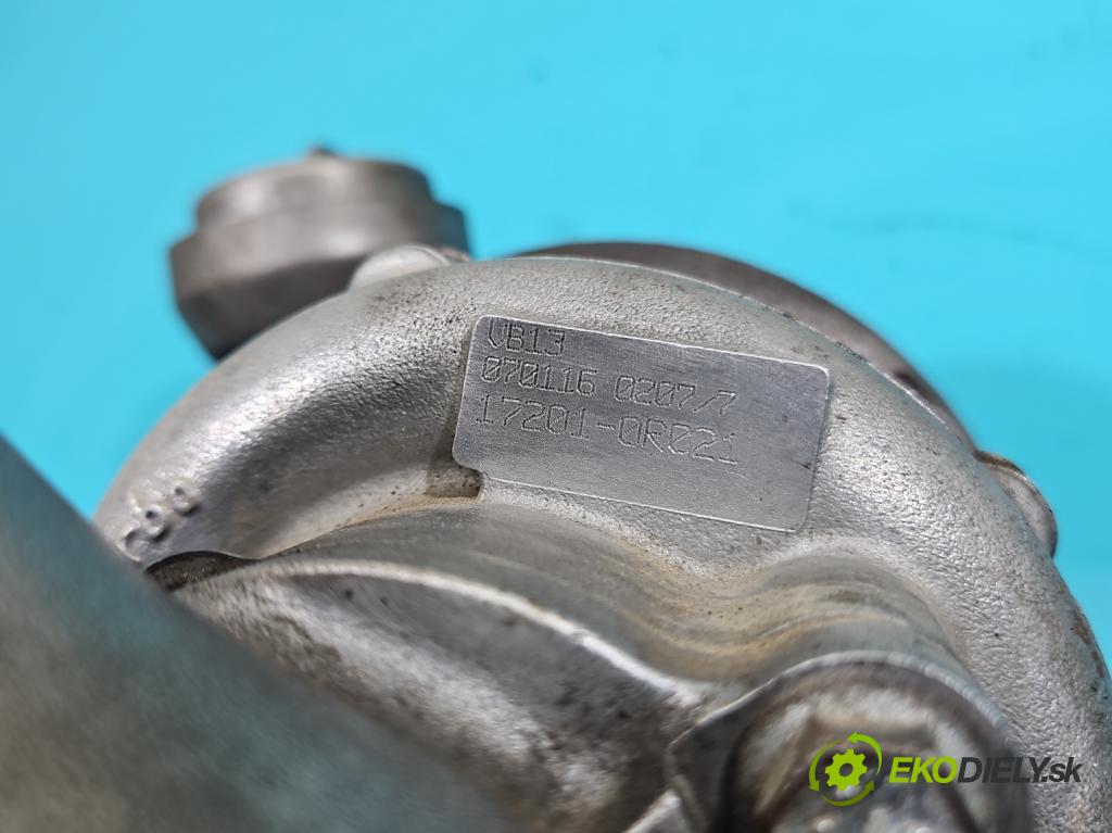 Toyota Rav4 III 2005-2012 2.2 D-CAT 177 hp manual 130 kW 2231 cm3 5- Turbodmychadlo VB13 (Kompletní turbodmychadlo)