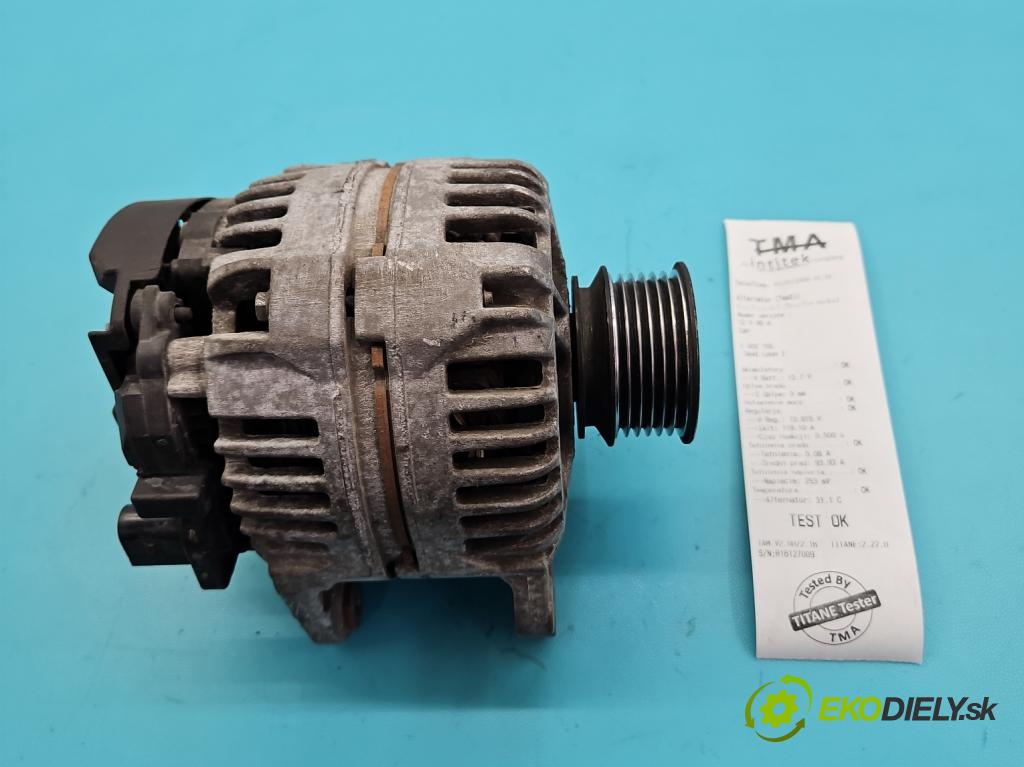Seat Leon I 1999-2005 1.6 16V 105 HP manual 77 kW 1598 cm3 5- Alternator 06A903026 (Alternátor)