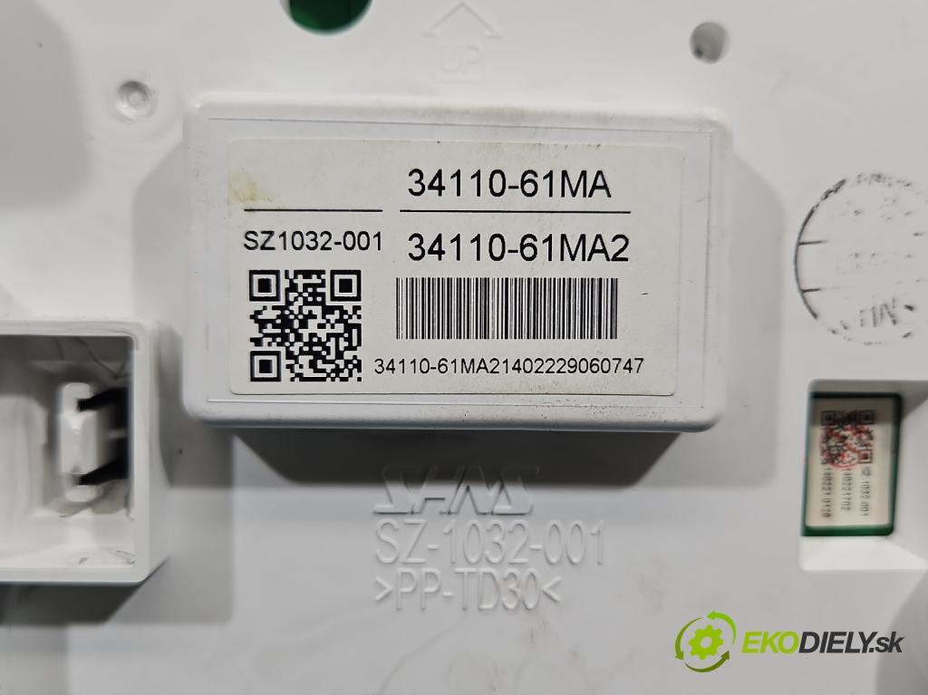 Suzuki SX4 S-Cross 2013-2021 1.6 16V 120 HP manual 88 kW 1586 cm3 5- prístrojovka/ budíky 34110-61MA (Prístrojová doska)