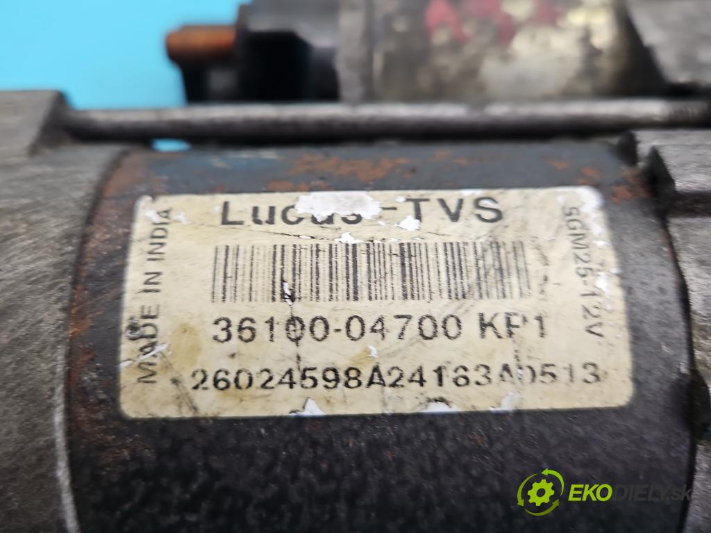 Hyundai i20 II 2014 -2020 1.2 16V 84KM manual 61,8 kW 1248 cm3 5- štartér 36100-04700 (Štartér)