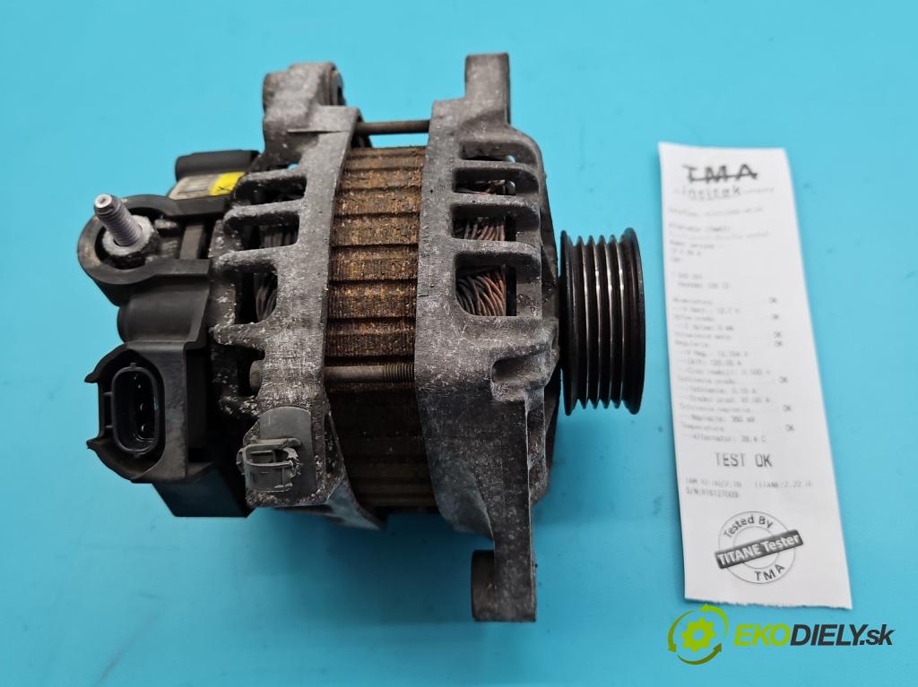 Hyundai i20 II 2014 -2020 1.2 16V 84KM manual 61,8 kW 1248 cm3 5- Alternator 37300-03355 (Alternátor)
