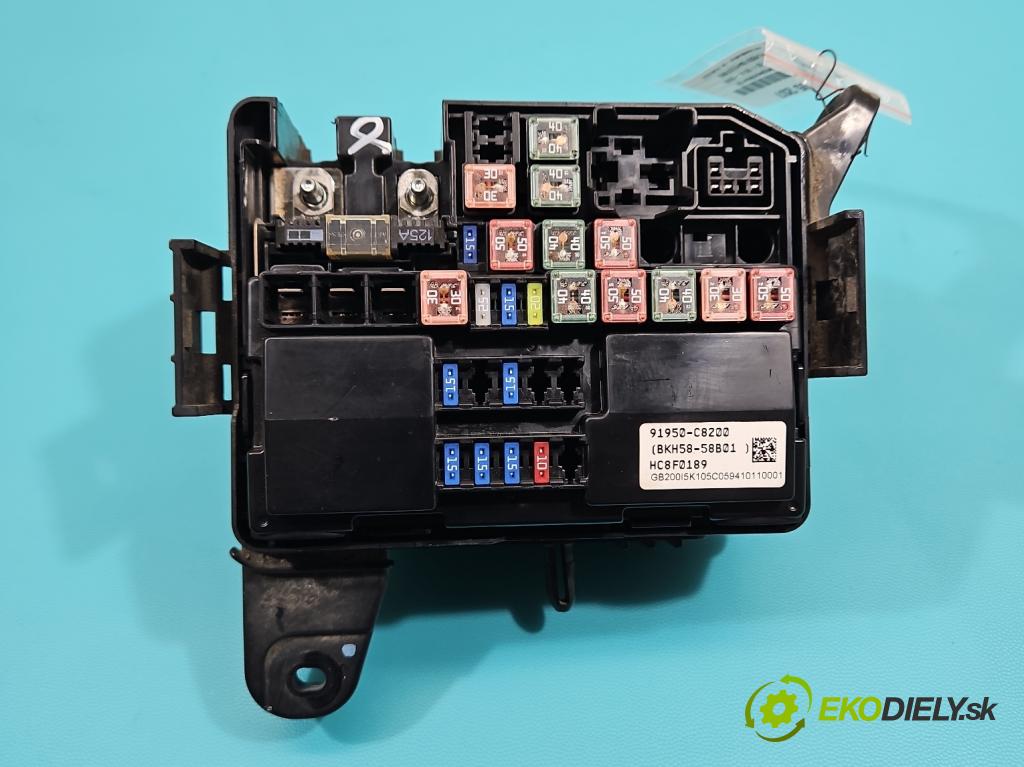 Hyundai i20 II 2014 -2020 1.2 16V 84KM manual 61,8 kW 1248 cm3 5- skříňka pojistková 91950-C8200 (Pojistková skříňka)