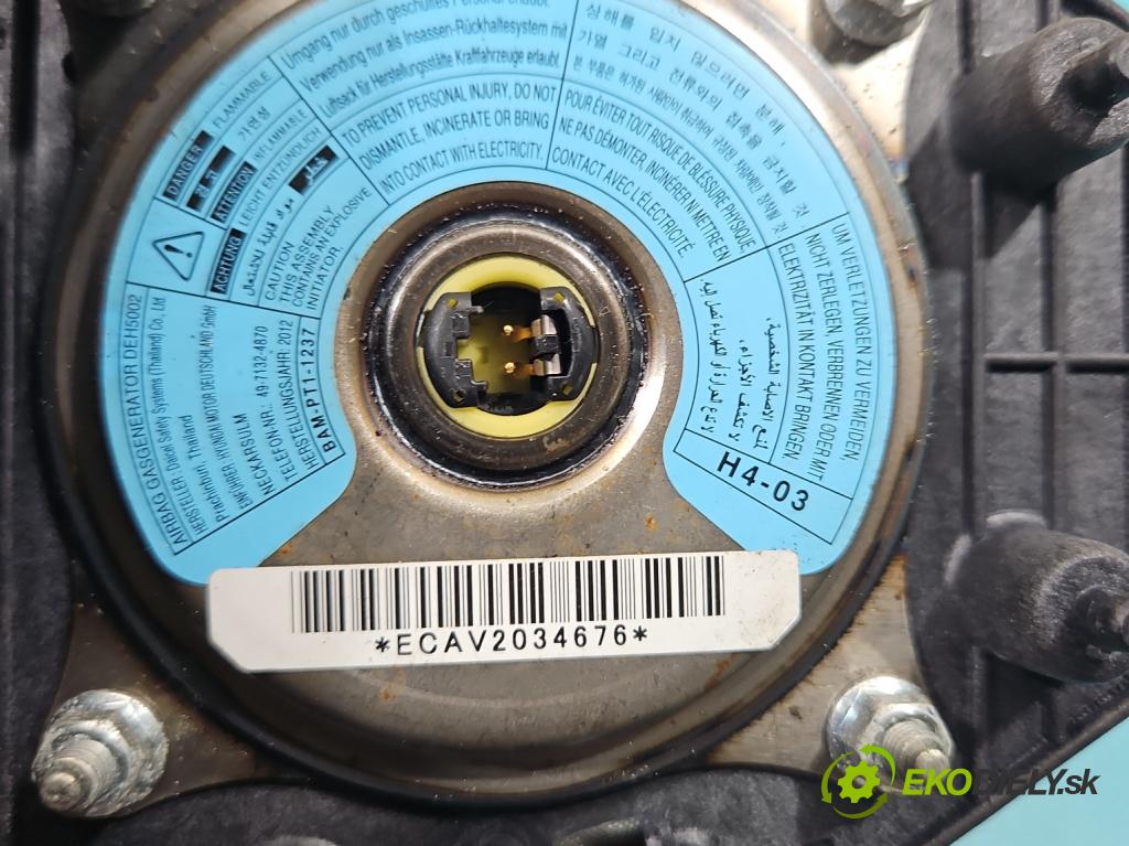 Hyundai I20 I 2008-2014 1.4 16V (G4FA) 101 hp automatic 74 kW 1396 cm3 5- Polštář: vzduch: Řidič: 1J56900010RY (Airbag)