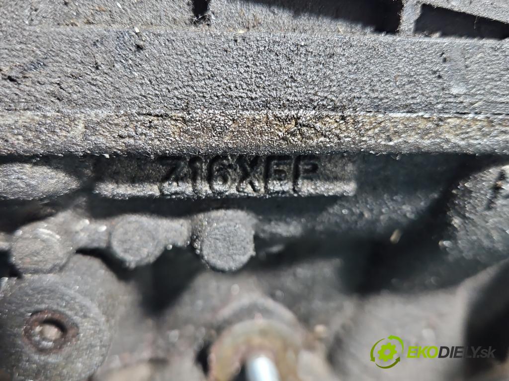 Opel Meriva A 2002-2010 1.6 16V 105 hp manual 77 kW 1598 cm3 5- hlava motoru 24461591