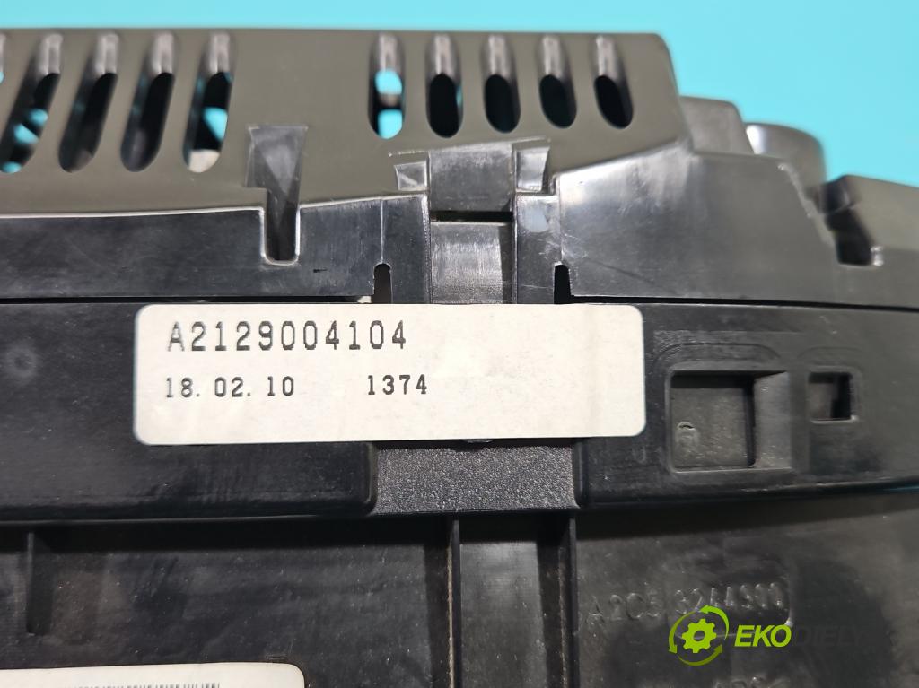 Mercedes E W212 2009-2016 2,2.0 CDI 136 HP automatic 100 kW 2143 cm3 5- prístrojovka/ budíky A2129004104 (Prístrojová doska)