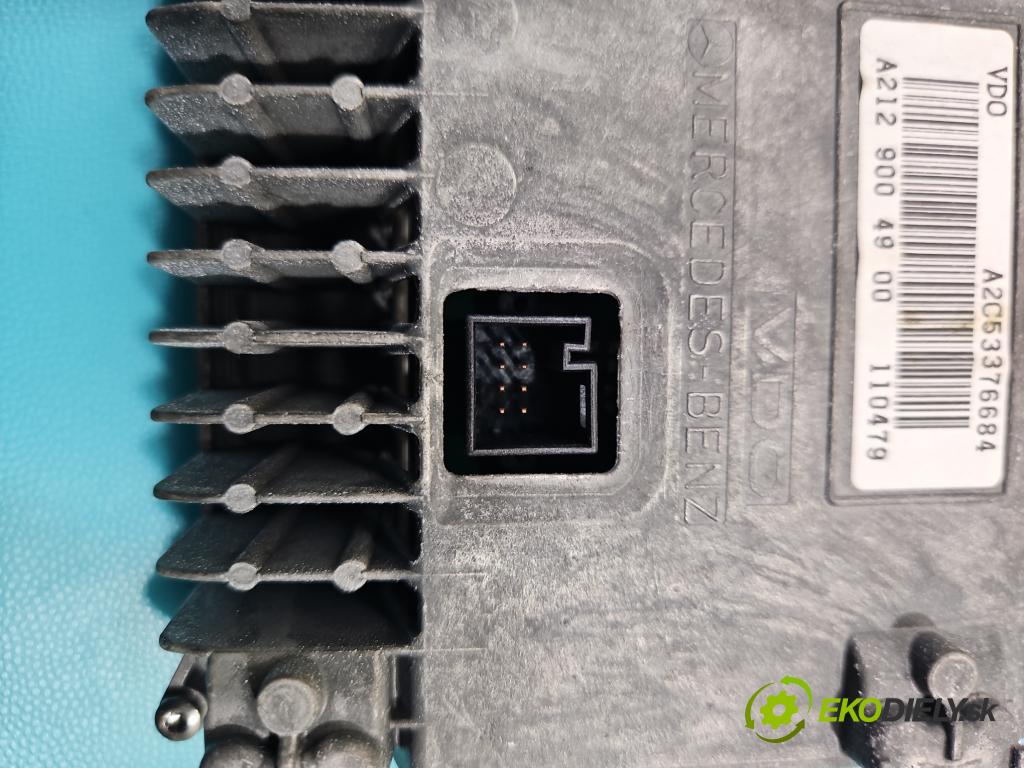 Mercedes E W212 2009-2016 2,2.0 CDI 136 HP automatic 100 kW 2143 cm3 5- Zobrazit: A2129004900 (Prístrojová doska)