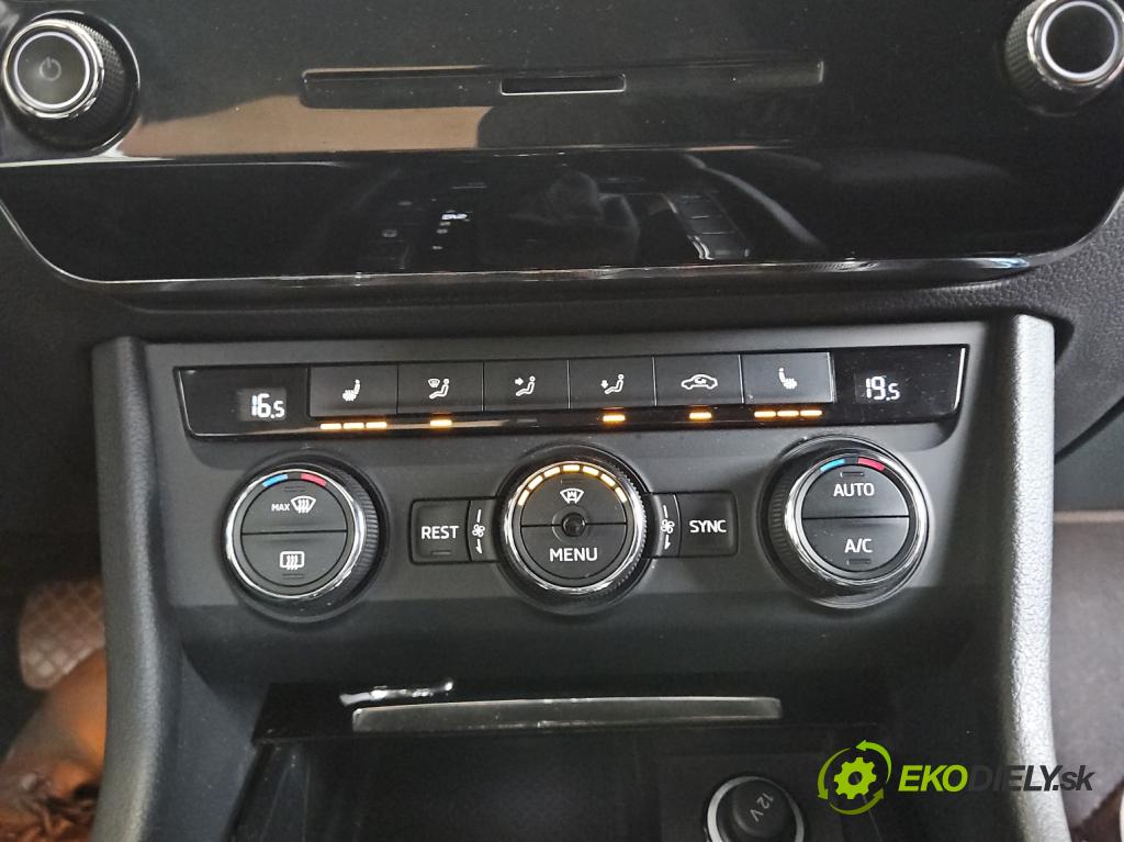 Skoda Superb III 2015-2024 2.0 tdi 190 hp automatic 140 kW 1968 cm3 5- palubní deska panel topení 3V0907044EG