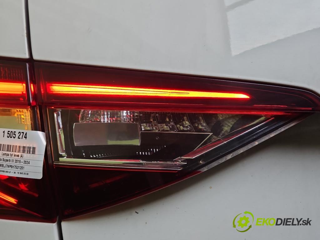 Skoda Superb III 2015-2024 2.0 tdi 190 hp automatic 140 kW 1968 cm3 5- světlo zadní levé 00187293-00200071 (Klika dveří ostatní)