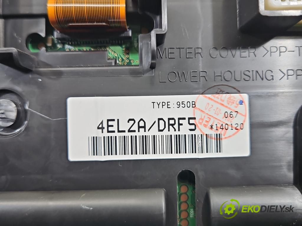 Nissan Qashqai II J11 2013-2021 1.6 dci 131 HP manual 96 kW 1598 cm3 5- prístrojovka/ budíky 4EL2A/DRF5 (Prístrojová doska)