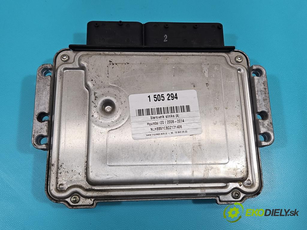 Hyundai I20 I 2008-2014 1.4 16V (G4FA) 101 hp automatic 74 kW 1396 cm3 5- řídící jednotka motoru 39125-2B007