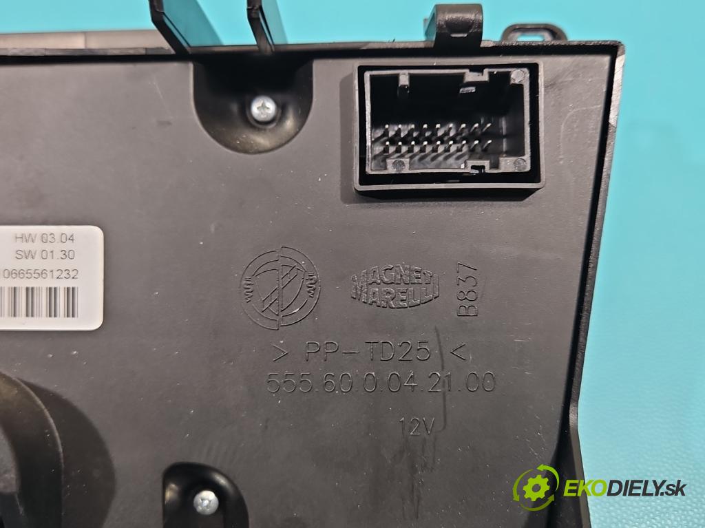 Lancia Delta III 2008-2014 1.4 T 120 hp manual 88 kW 1368 cm3 5- palubní deska panel topení 735487107