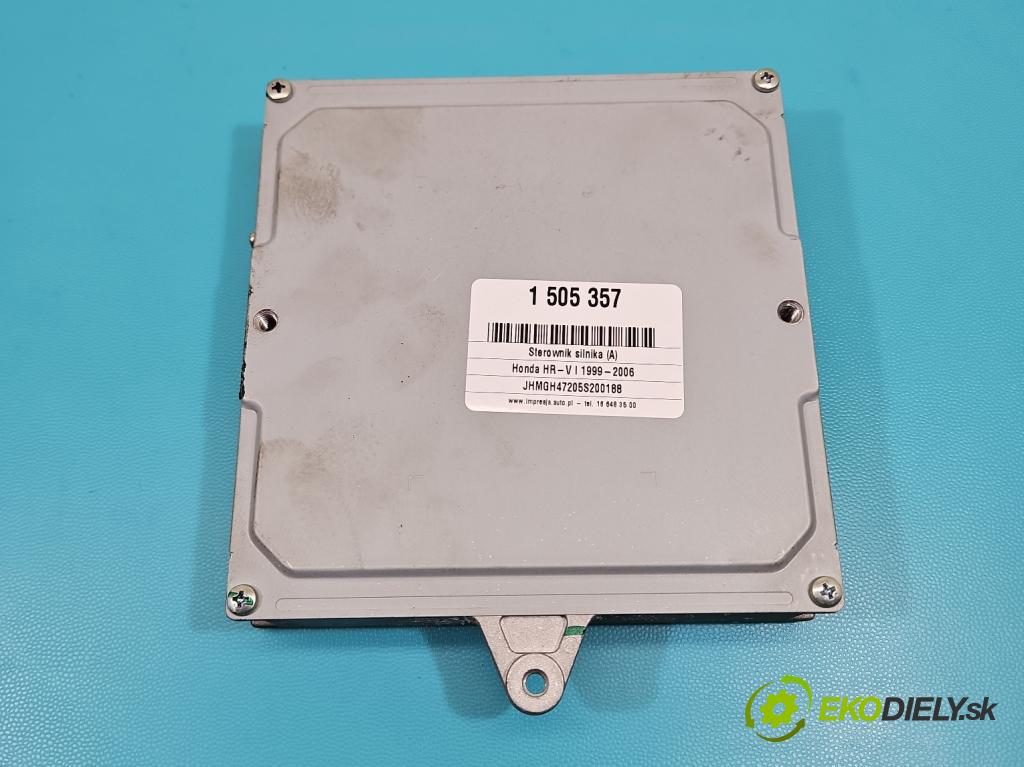 Honda HR-V I 1999-2006 1.6 16V 105 HP manual 77 kW 1590 cm3 5- riadiaca jednotka motora 37820-PEL-G22