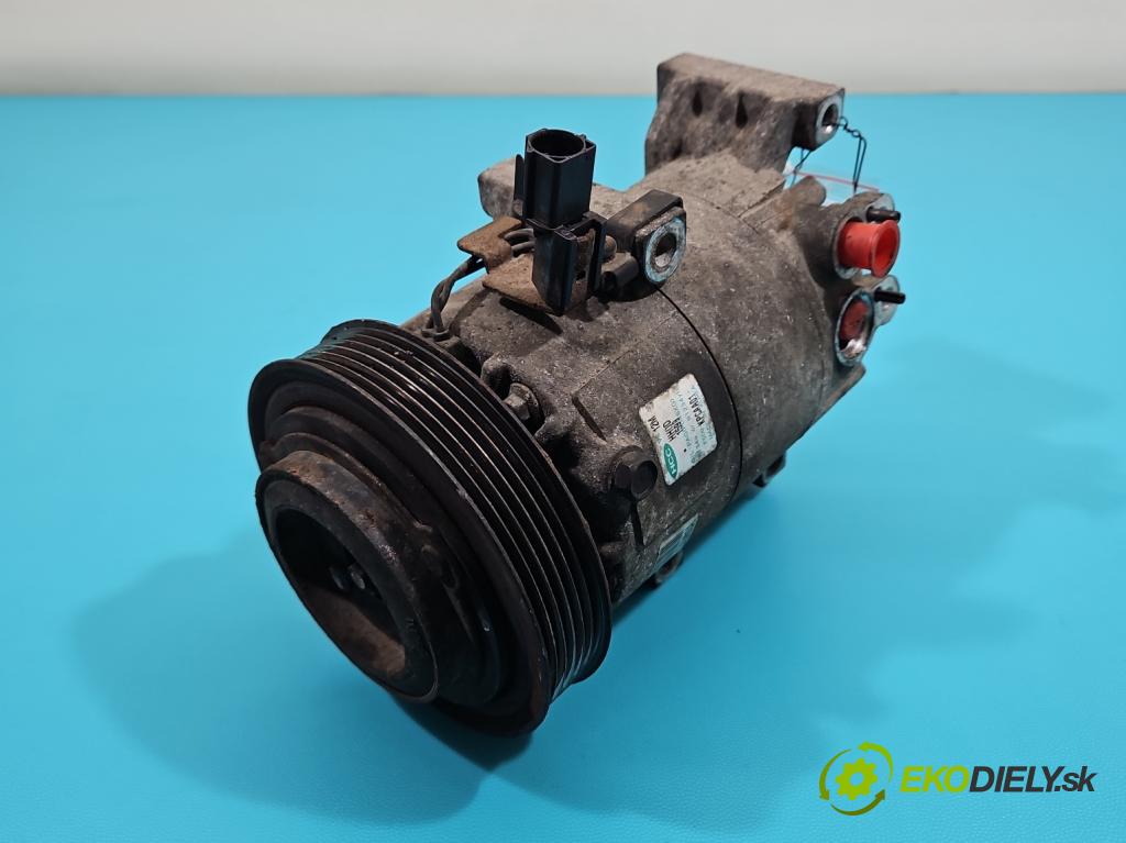 Hyundai I20 I 2008-2014 1.4 16V (G4FA) 101 HP automatic 74 kW 1396 cm3 5- Kompresor: klimatizácie F500-KPCAA01 (Kompresor klimatizácie)