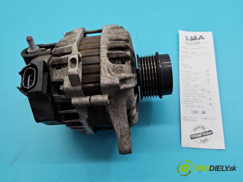 Hyundai I20 I 2008-2014 1.4 16V (G4FA) 101 HP automatic 74 kW 1396 cm3 5- Alternator 37300-2B700 (Alternátor)