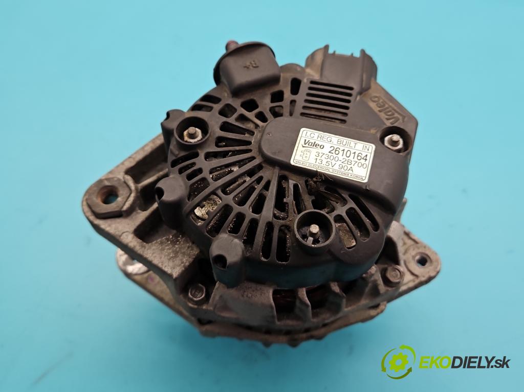 Hyundai I20 I 2008-2014 1.4 16V (G4FA) 101 HP automatic 74 kW 1396 cm3 5- Alternator 37300-2B700 (Alternátor)