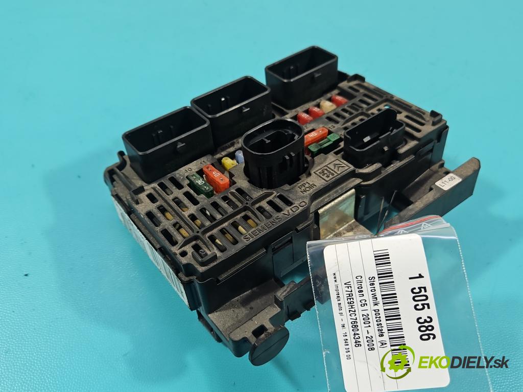 Citroen C5 I 2001-2008 1.6 hdi 109 HP automatic 80 kW 1560 cm3 5- riadiaca jednotka ostatné 9661682980