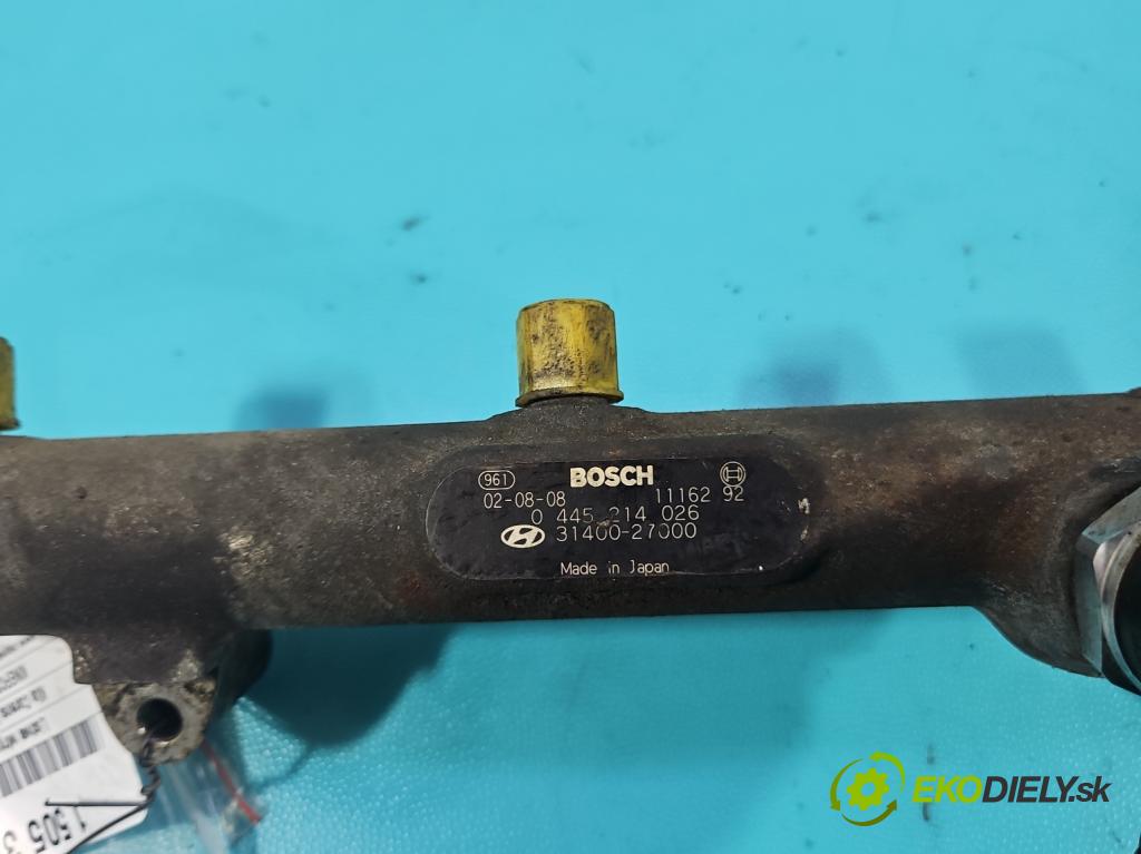 Kia Carens II 2002-2006 2.0 crdi 113 HP manual 83 kW 1991 cm3 5- lišta vstrekovacia 0445214026 (Vstrekovacia lišta)