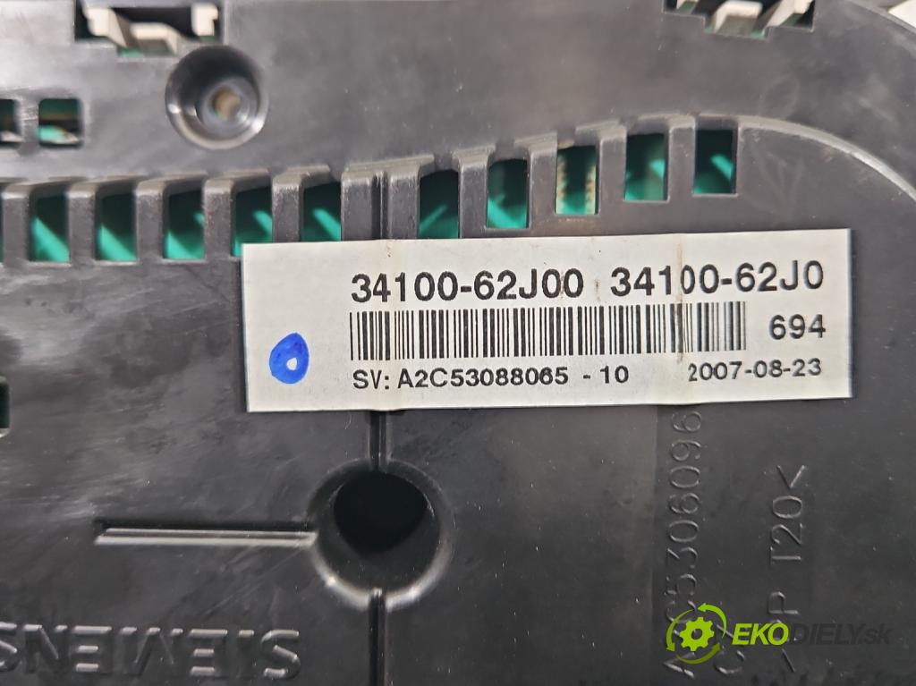 Suzuki Swift Mk6 2005-2010 1.3 16V 92 HP manual 67,5 kW 1328 cm3 5- prístrojovka/ budíky 34100-62J00 (Prístrojová doska)