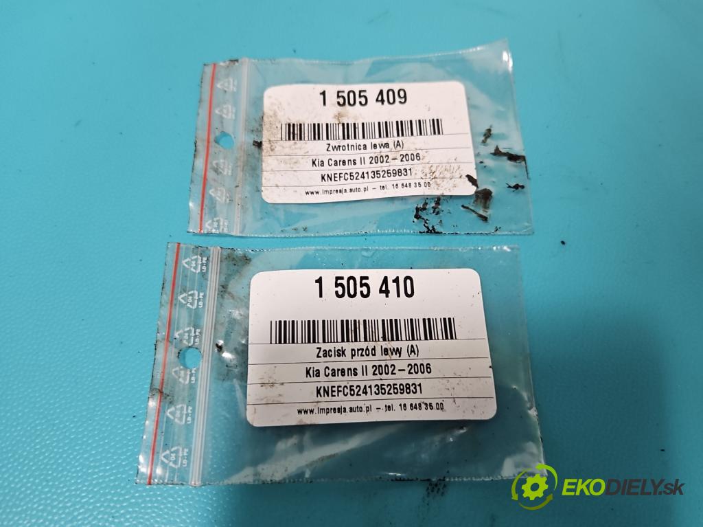 Kia Carens II 2002-2006 2.0 crdi 113 HP manual 83 kW 1991 cm3 5- náboj ľavé  (Náboj kolesa)