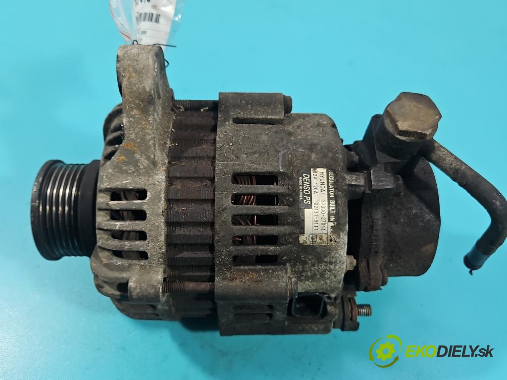 Kia Carens II 2002-2006 2.0 crdi 113 HP manual 83 kW 1991 cm3 5- Alternator 37300-27011 (Alternátor)